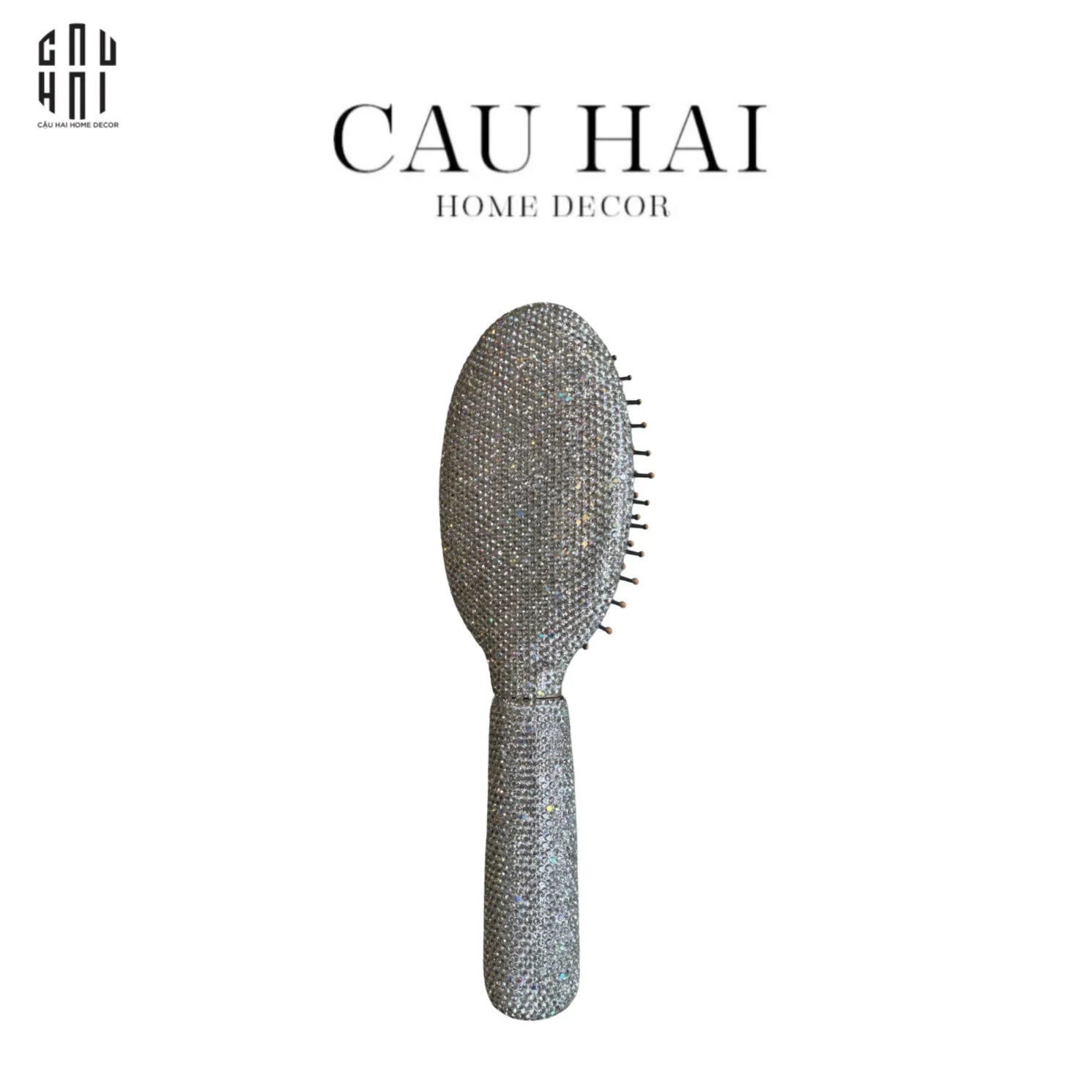 LƯỢC OVAL DIAMOND BLING BLING-CẬU HAI HOME DECOR