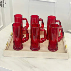 Ly Bia Thuỷ Tinh Hercules 600Ml - Red-CẬU HAI HOME DECOR