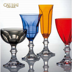 Ly Champagne PP Acrylic Đỏ Allure - PP Acrylic Ruby Red Flute Champagne Glasses H21 180ML-CẬU HAI HOME DECOR