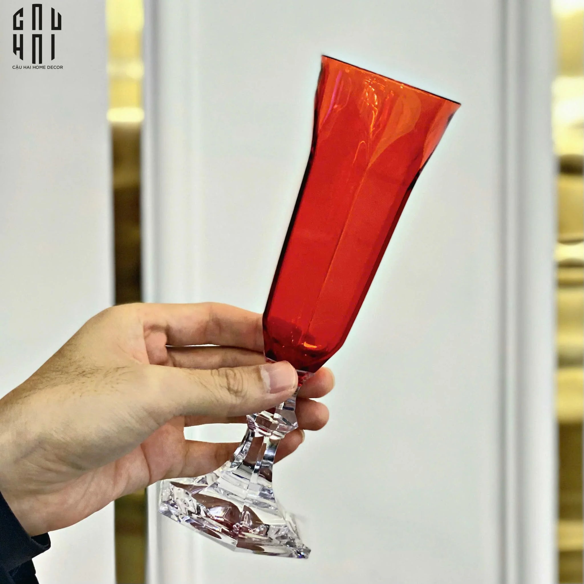 LY CHAMPAGNE RED MOZA SS25-CẬU HAI HOME DECOR