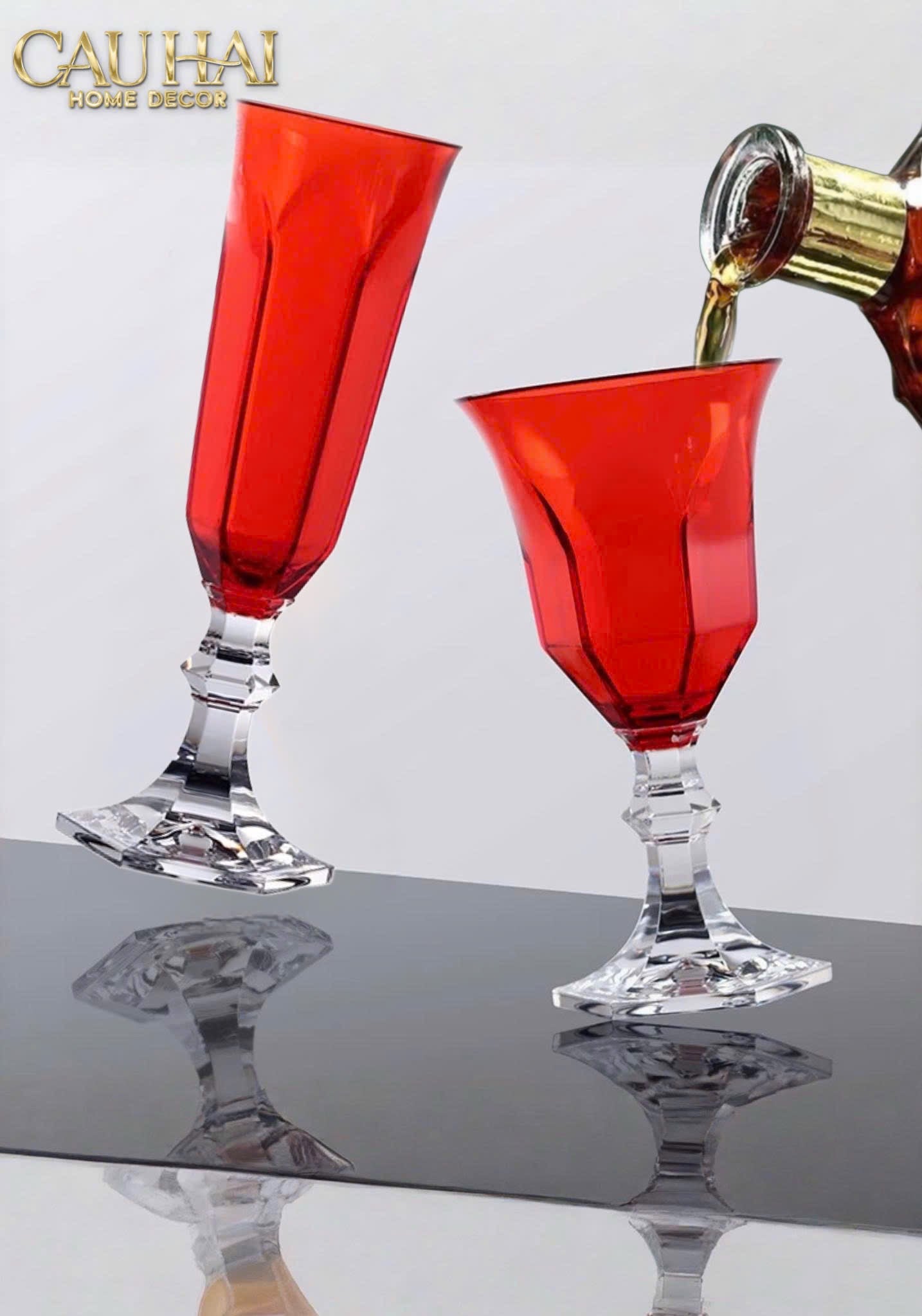 LY CHAMPAGNE RED MOZA SS25-CẬU HAI HOME DECOR