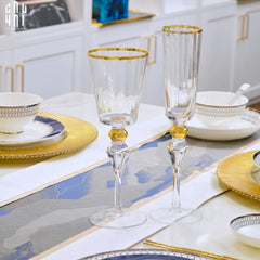 Ly Champagne Thuỷ Tinh Symphony 8x28 220ml Champagne Glasses-CẬU HAI HOME DECOR