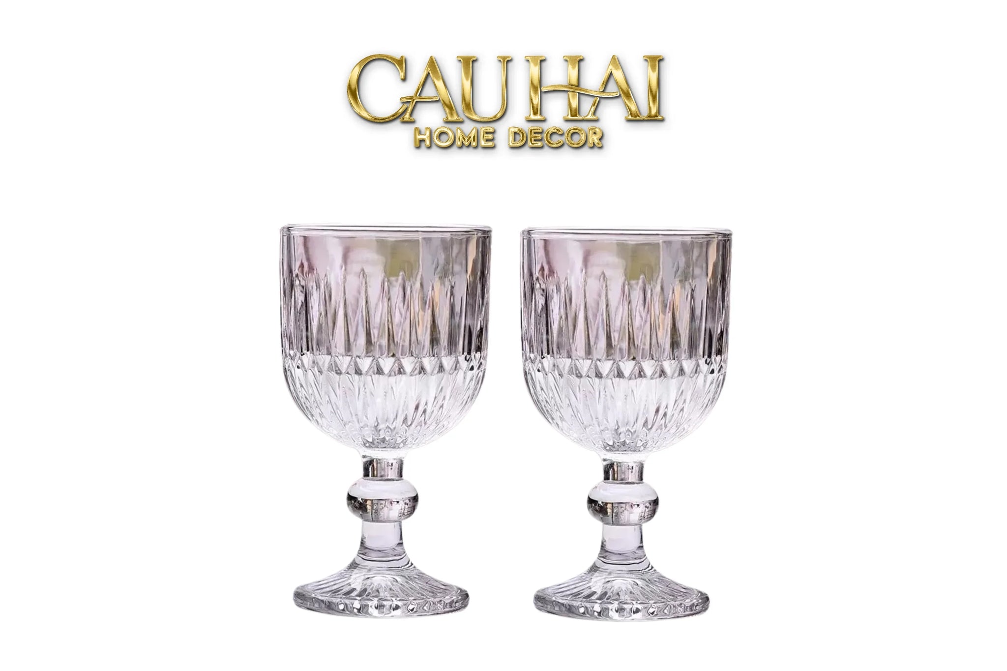 Ly Crystal Regent Cristalleries Goblet-CẬU HAI HOME DECOR
