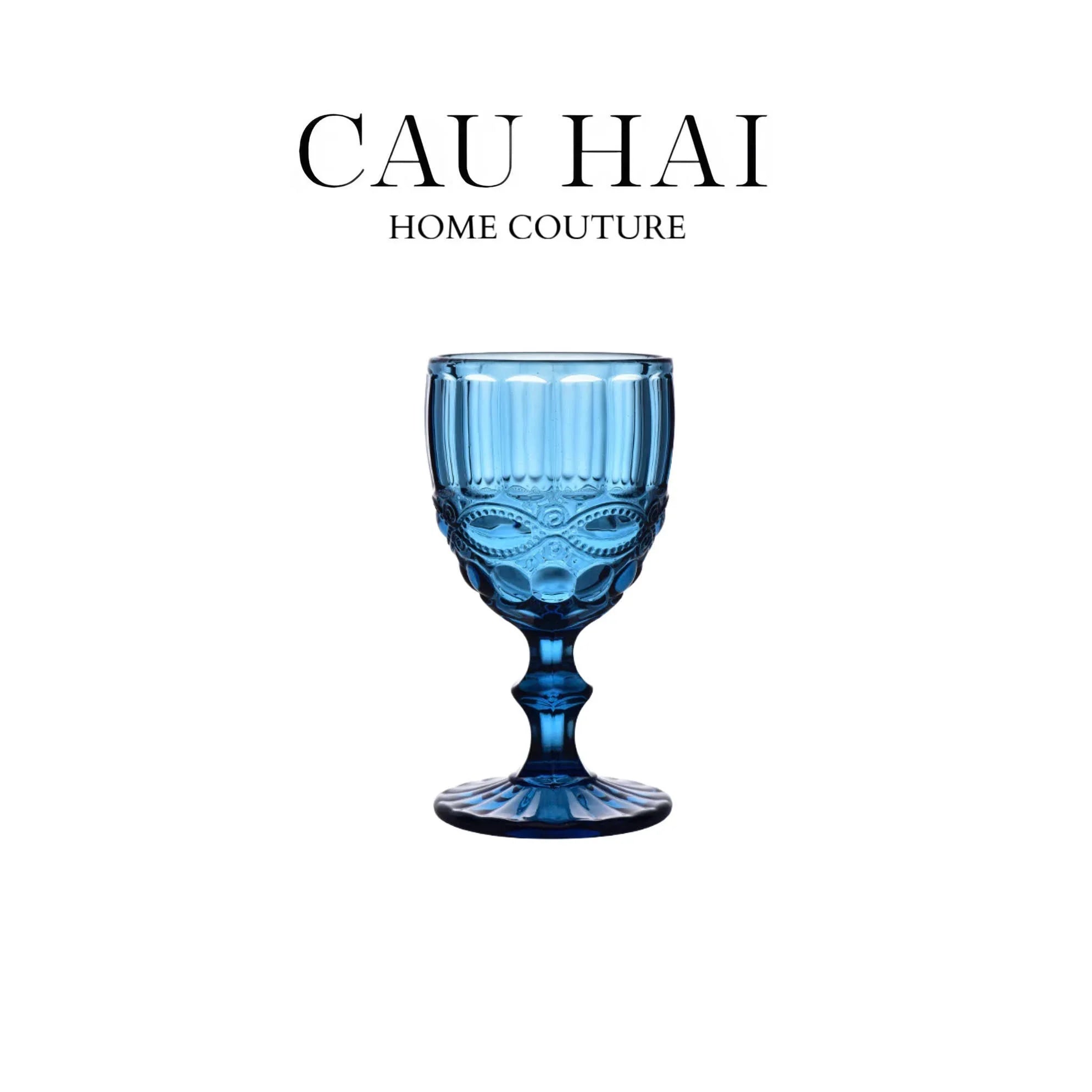 LY DIAMOND GOBLET - MIDNIGHT BLUE FW25-CẬU HAI HOME DECOR