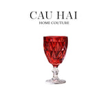 LY DIAMOND GOBLET - ROUGE FEU-CẬU HAI HOME DECOR