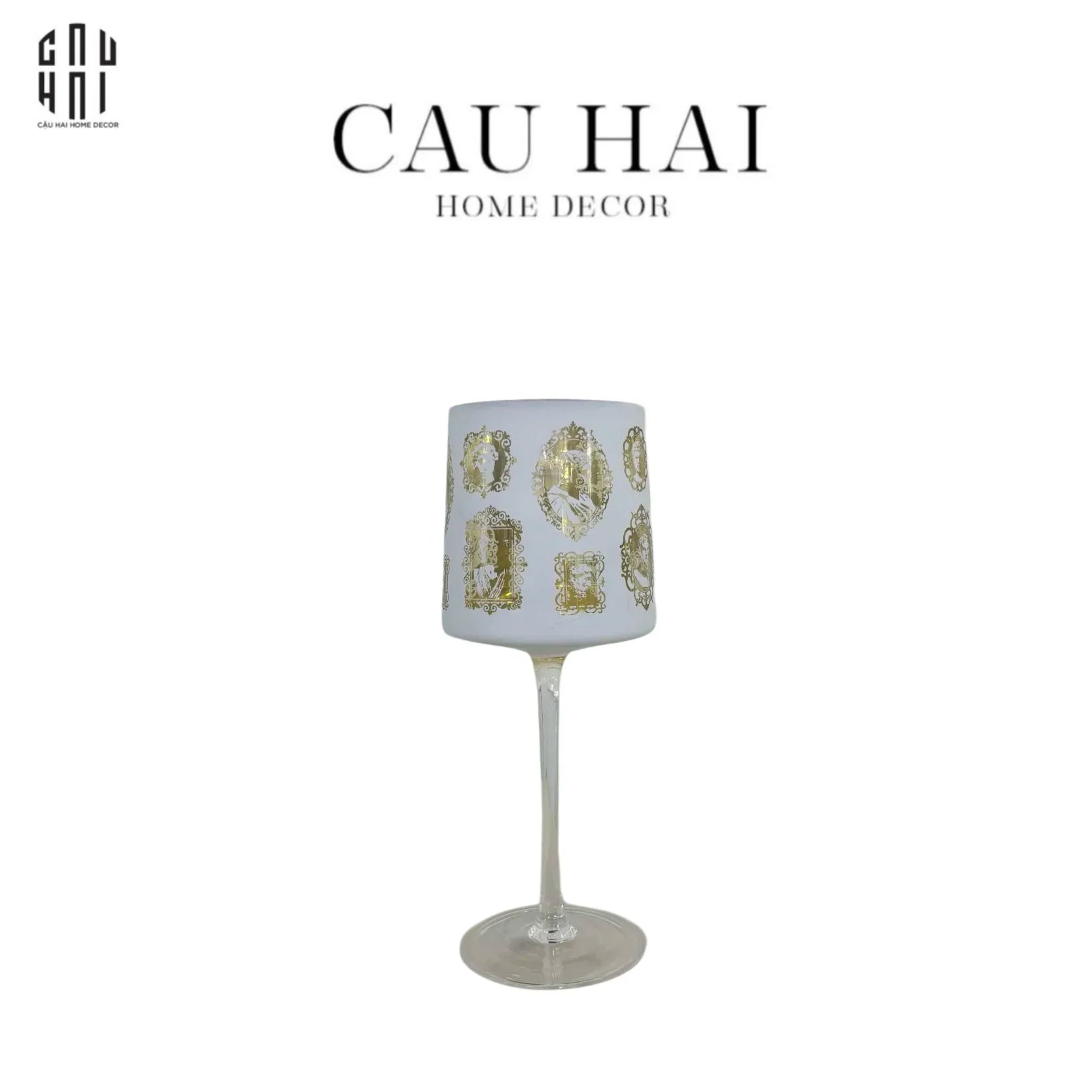 LY ĐỰNG NẾN ROYALTY-CẬU HAI HOME DECOR