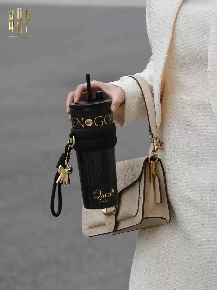 LY GIỮ NHIỆT 316 MY QUEEN - BLACK-CẬU HAI HOME DECOR