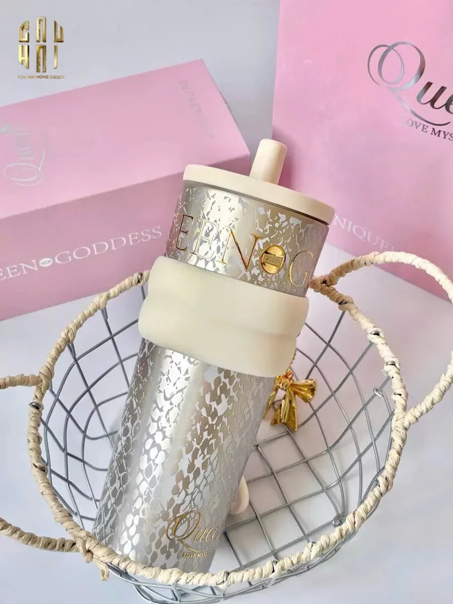 LY GIỮ NHIỆT 316 MY QUEEN - WHITE-CẬU HAI HOME DECOR