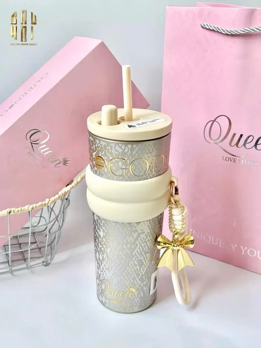 LY GIỮ NHIỆT 316 MY QUEEN - WHITE-CẬU HAI HOME DECOR