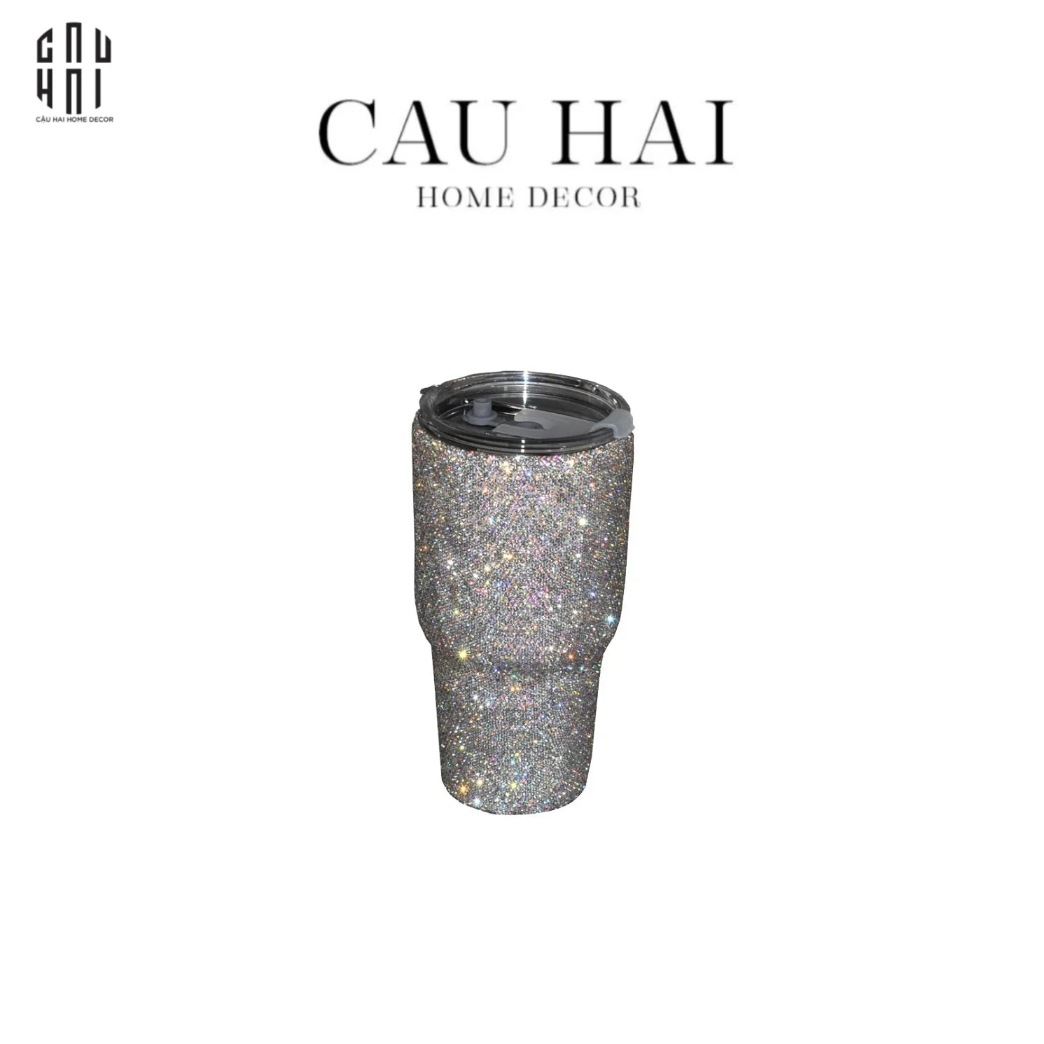 Ly Giữ Nhiệt Diamond Bling Bling Fancy 900Ml-CẬU HAI HOME DECOR
