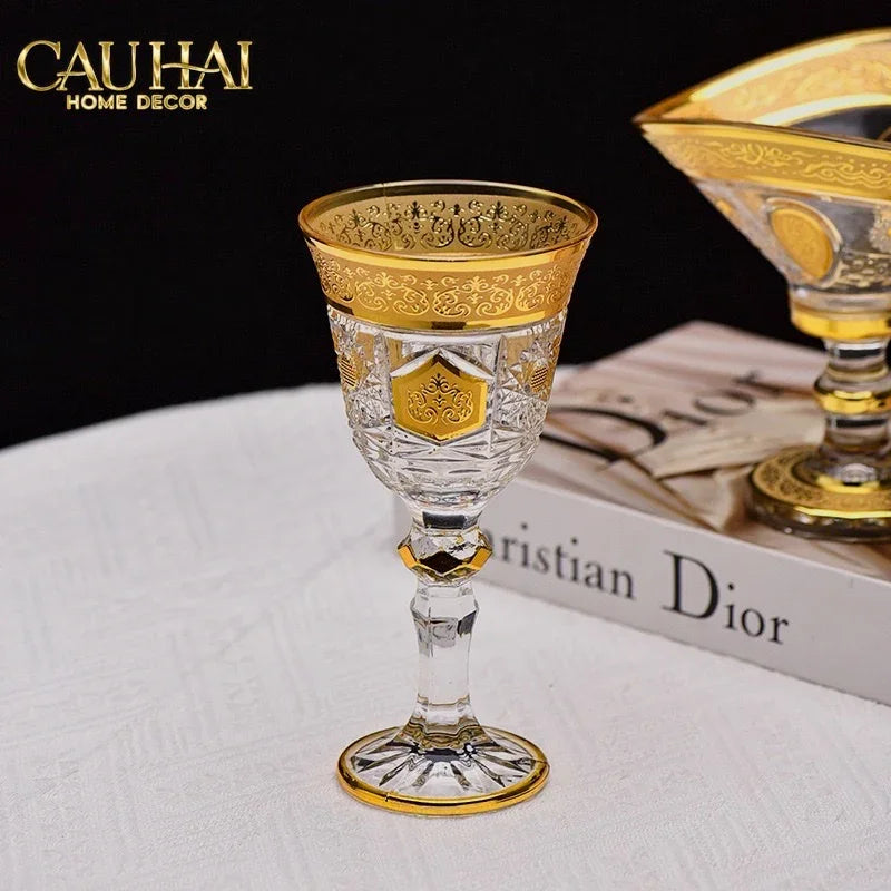 Ly Imperial Aureate Byzantine - Lumière D'Or Cristalleries Goblet-CẬU HAI HOME DECOR