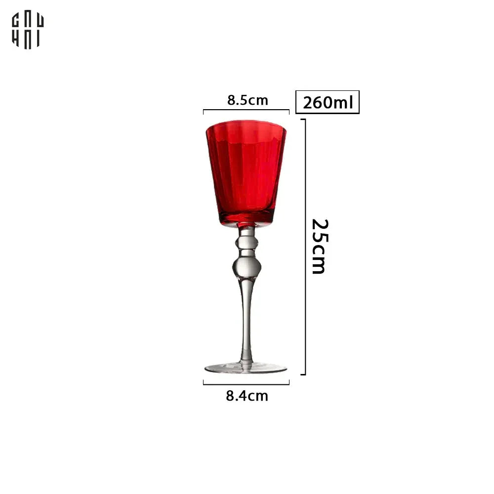 LY RƯỢU VANG LILY - RED SS25-CẬU HAI HOME DECOR