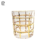 Ly Shot Brandy Whiskey Pha Lê Eden Allure Gold Lignes 300Ml 9x10cm-LY THỦY TINH-CẬU HAI HOME DECOR