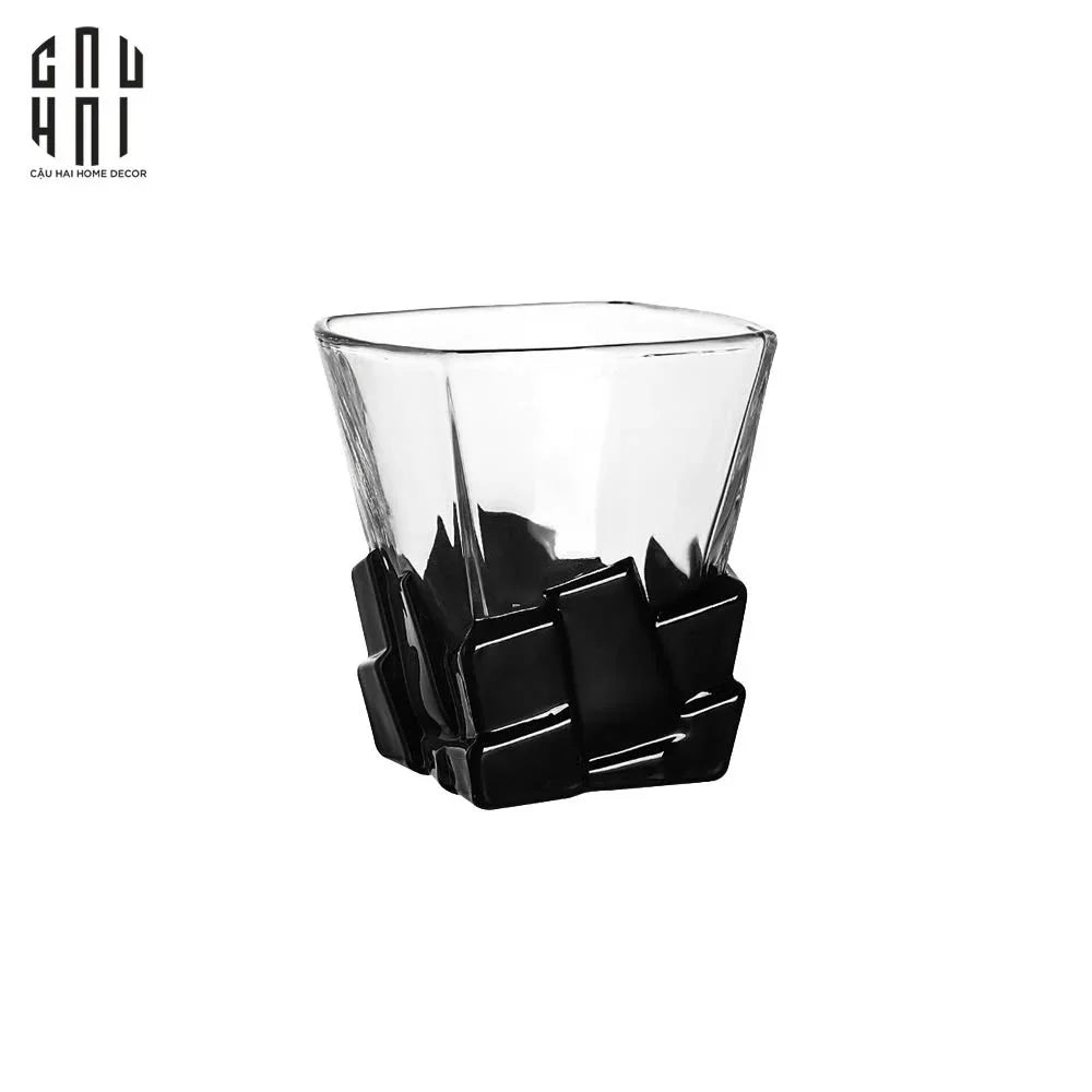 LY THUỶ TINH PIXEL - BLACK SS25-CẬU HAI HOME DECOR