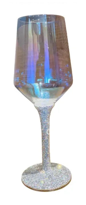 Ly Vang Thuỷ Tinh Đính Kim Cương - Diamond Bling Bling 6.5x23 450ML