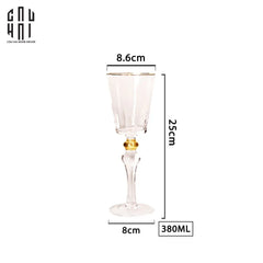 Ly Vang Thuỷ Tinh Symphony 8x25 380ml Wine Glasses-CẬU HAI HOME DECOR