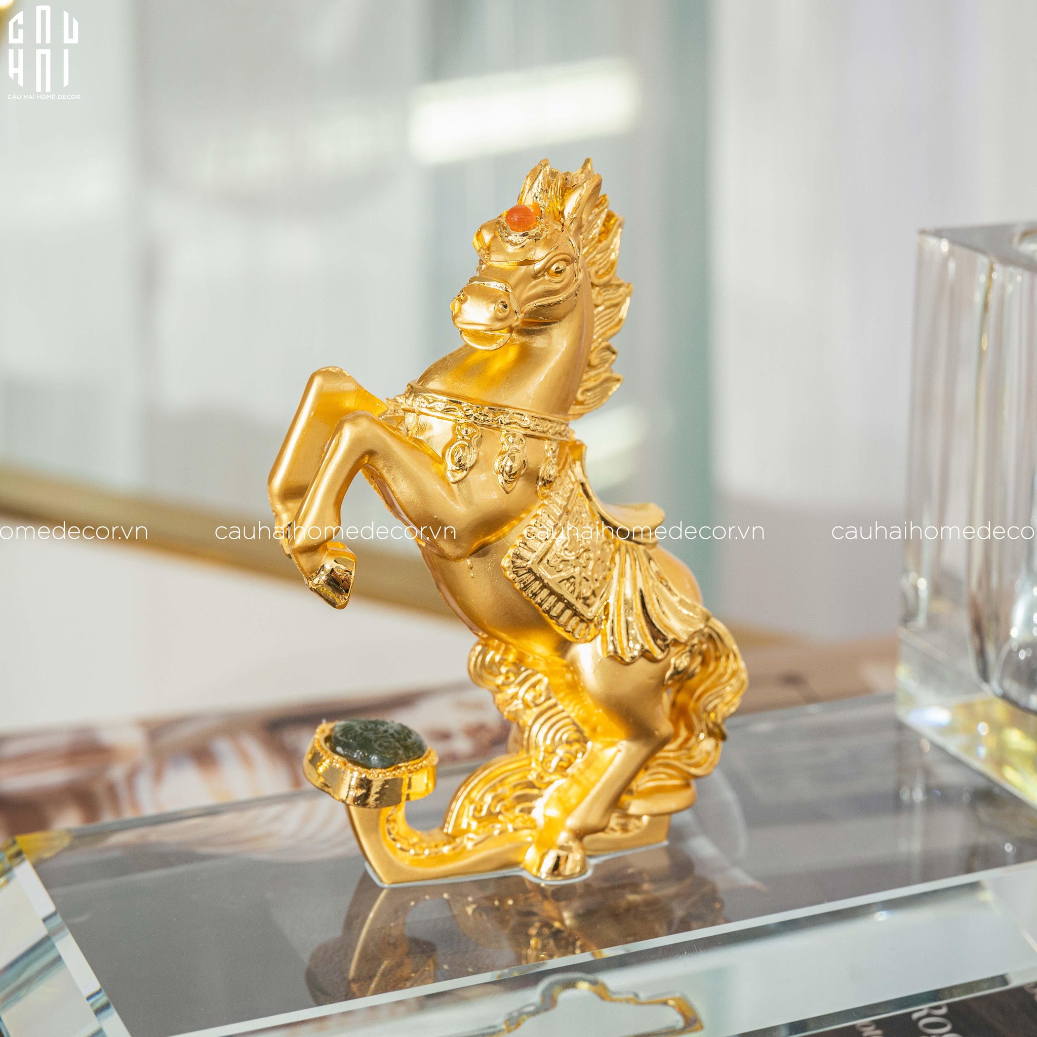 Maision De Luxe - Đế Bút Gilded Cavalier. Ss25-CẬU HAI HOME DECOR
