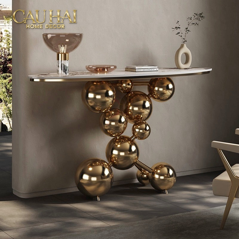 Maison Couture - Bàn Console Trang Trí Cao Cấp Sphère Royale Table-BÀN SOFA-CẬU HAI HOME DECOR