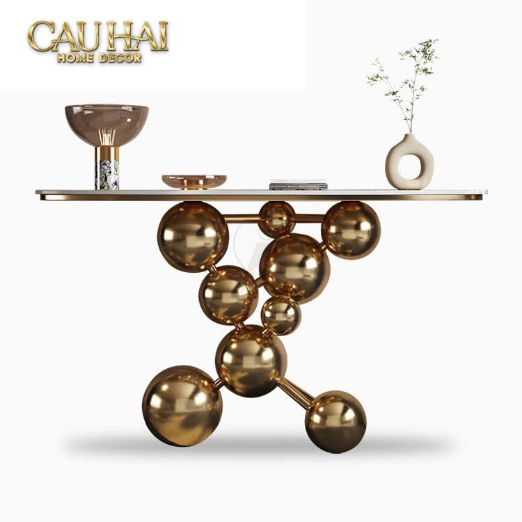 Maison Couture - Bàn Console Trang Trí Cao Cấp Sphère Royale Table-BÀN SOFA-CẬU HAI HOME DECOR