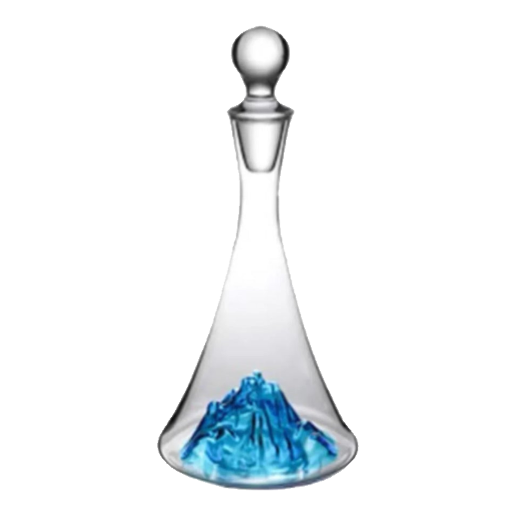 Maison Couture - Bình Pha Lê Decanter Red Wine Oceanami Blue Gems 1150Ml