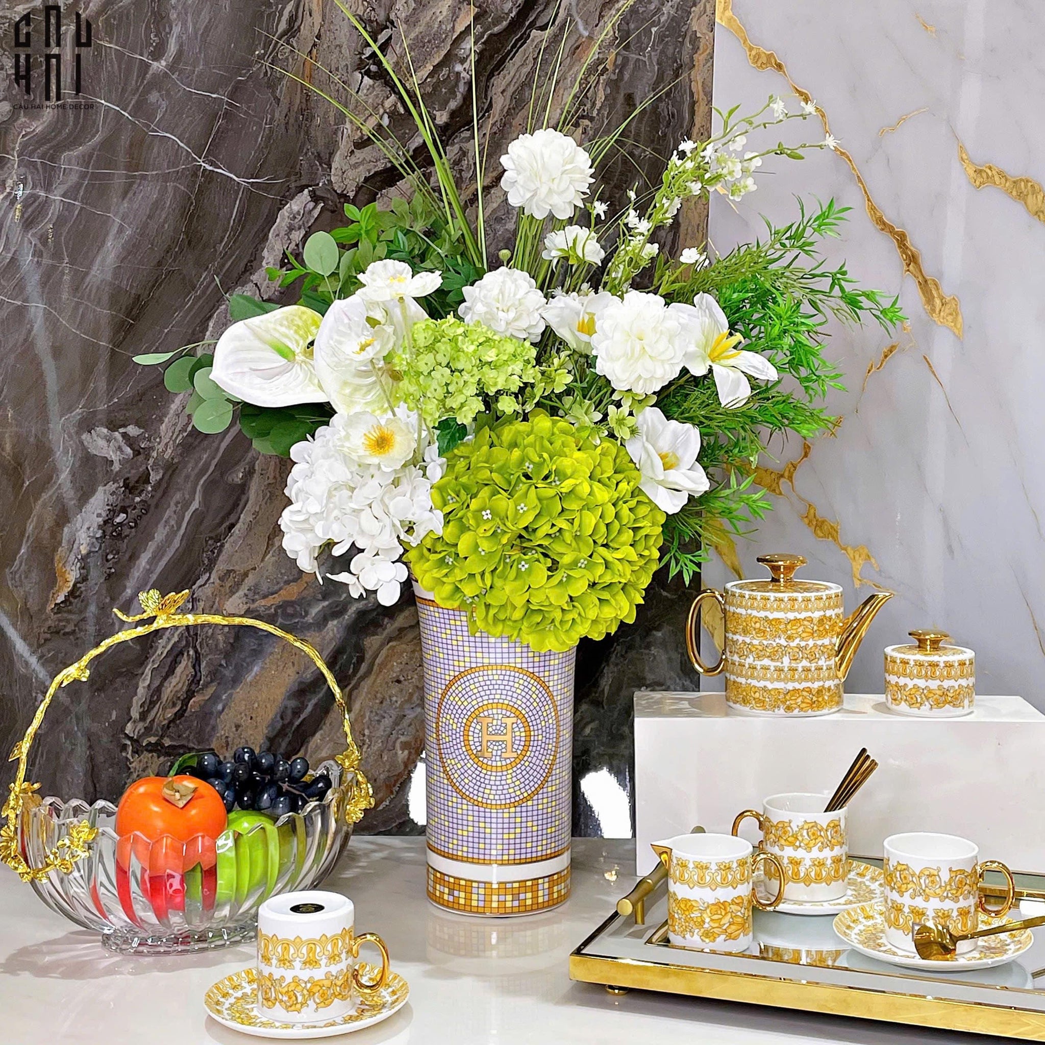 Maison Couture - Bình Hoa Cao Cấp Mystic Helios Ss25-CẬU HAI HOME DECOR