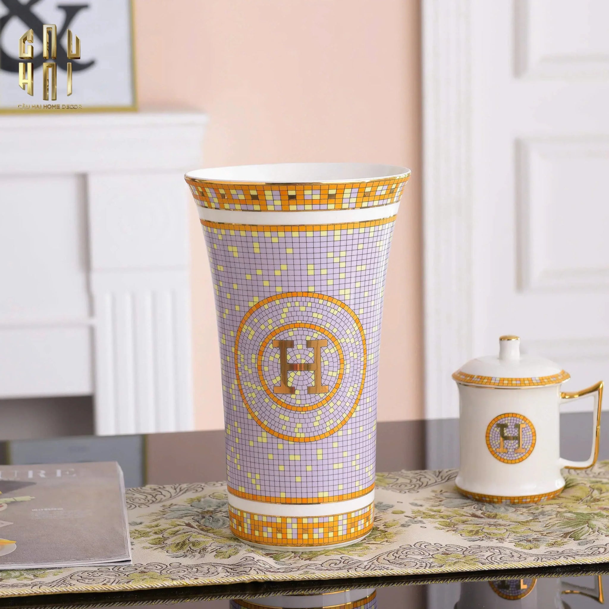 Maison Couture - Bình Hoa Cao Cấp Mystic Helios Ss25-CẬU HAI HOME DECOR