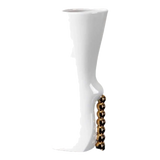 Maison Couture - Bình Hoa Catwalk High Heel Pearl White Vase H38