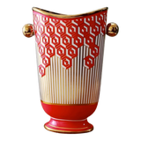 Maison Couture - Bình Hoa Dáng Đàn Lyre - Rouge Augure Amphora Vase Lyre Silhouette H28