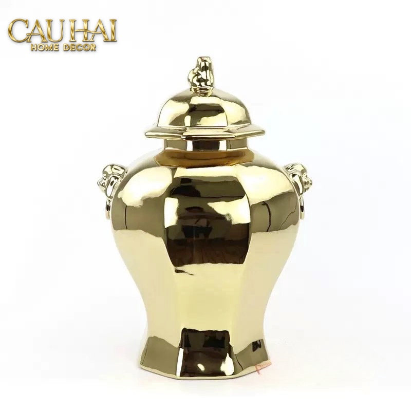 Maison Couture - Bình Hoa Hoàng Kim Nghê - Imperial Lion Regent Vessel-CẬU HAI HOME DECOR