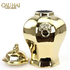 Maison Couture - Bình Hoa Hoàng Kim Nghê - Imperial Lion Regent Vessel-CẬU HAI HOME DECOR