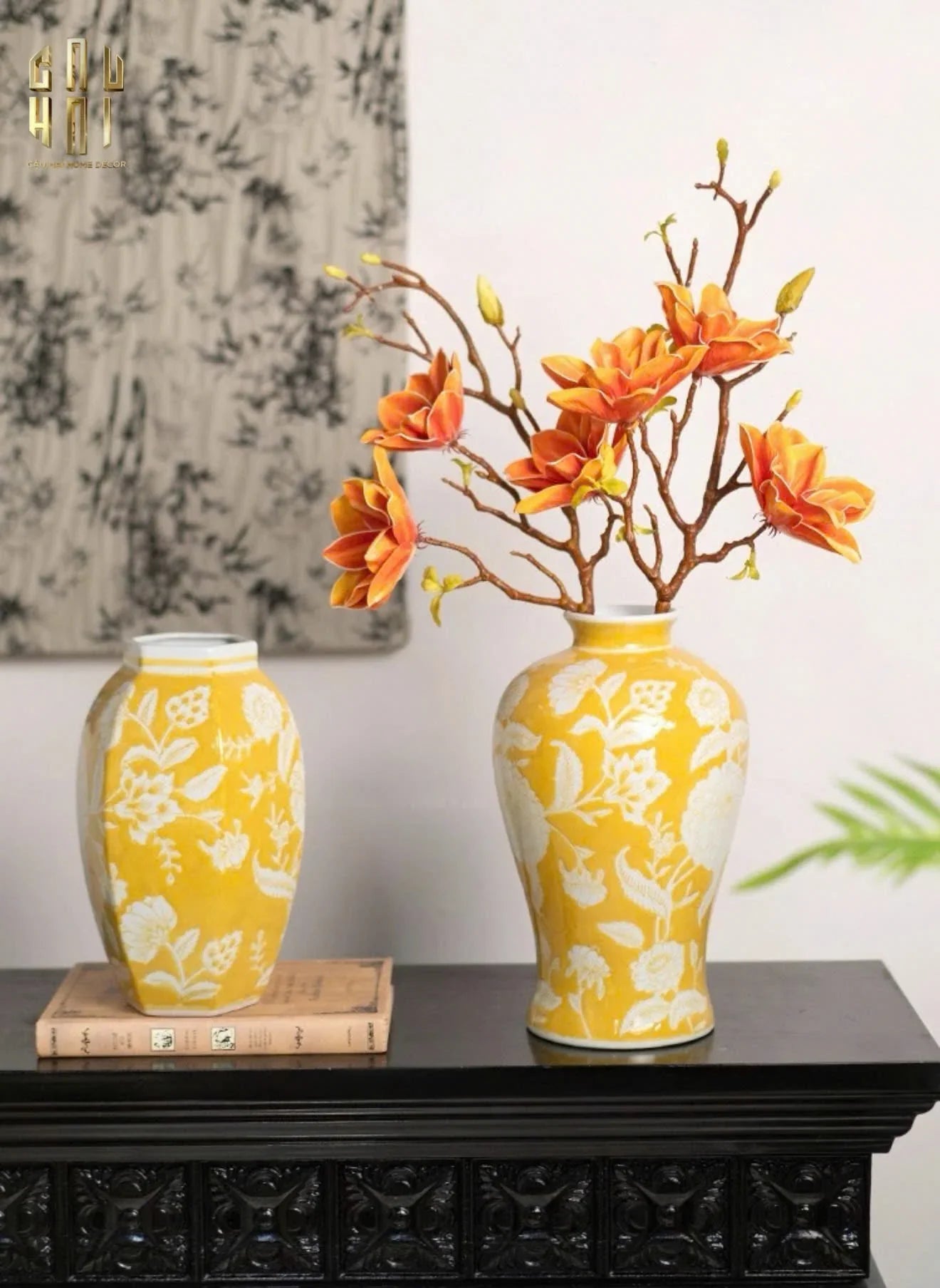 Maison Couture - Bình Hoa Hoàng Kim Soleil Royal H33-CẬU HAI HOME DECOR