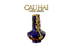 Maison Couture - Bình Hoa Imperium Empire Divine Vase - Laurel Amphora Miniature – Imperial Cobalt 30x21x21-CẬU HAI HOME DECOR