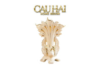 Maison Couture - Bình Hoa Khổng Tước Sứ Ngọc Cao Cấp Impérial Paon Empress Fan 33x48-CẬU HAI HOME DECOR
