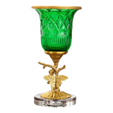 Maison Couture - Bình Hoa Pha Lê Brasson Papillon Emerald H30