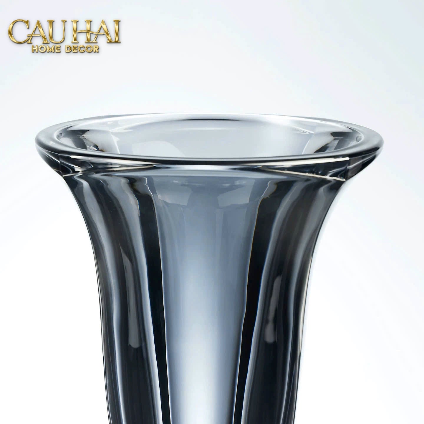 Maison Couture - Bình Hoa Pha Lê L’Atelier Midnight Goblet Mystic Cristallerie Vase 33 - CẬU HAI HOME DECOR