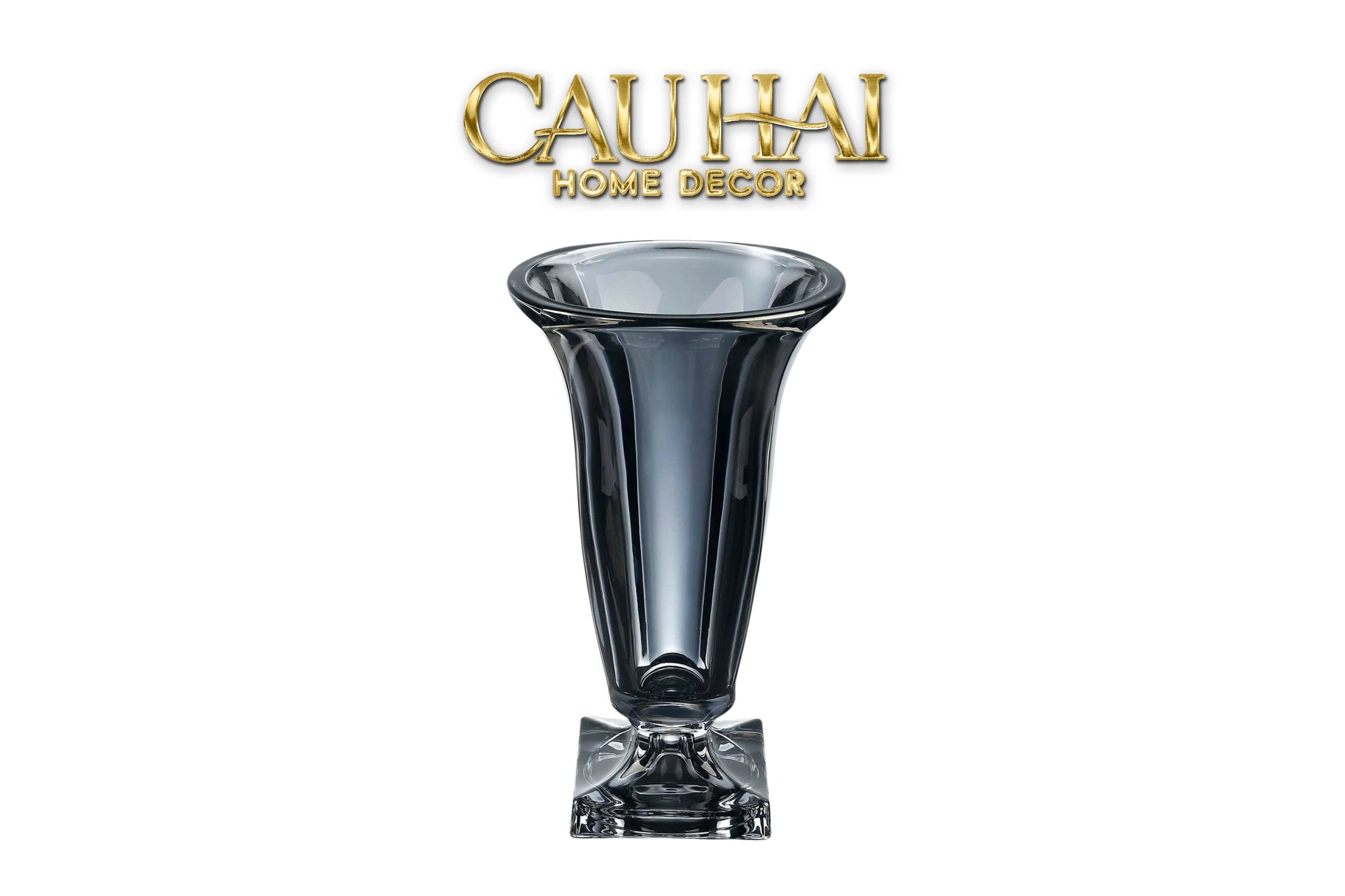 Maison Couture - Bình Hoa Pha Lê L’Atelier Midnight Goblet Mystic Cristallerie Vase 33 - CẬU HAI HOME DECOR