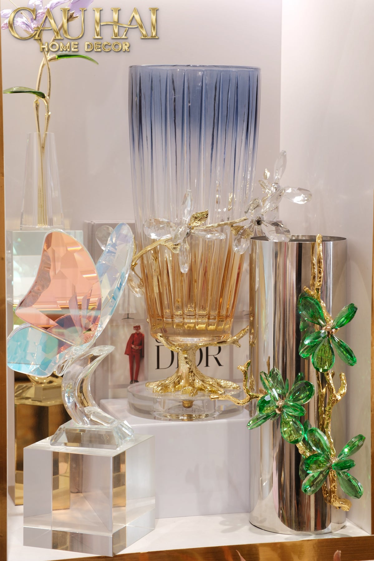 Maison Couture - Bình Hoa Pha Lê The Cristalleries Fleur d’Océan-BÌNH HOA-CẬU HAI HOME DECOR