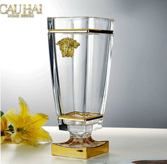 Maison Couture - Bình Hoa Pha Lê V Class Critalleries Obelish Meduse Vase H36x11 M13.5-CẬU HAI HOME DECOR