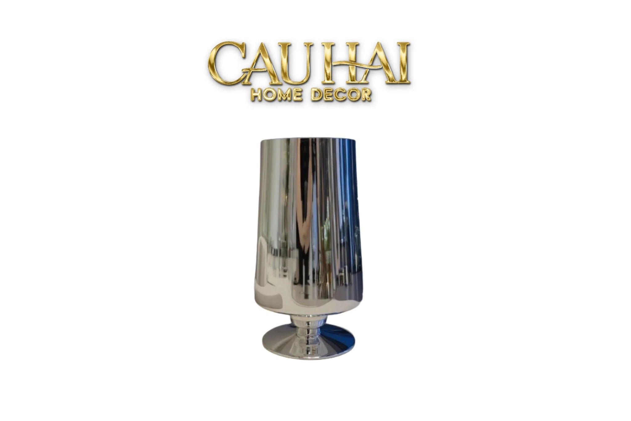 Maison Couture - Bình Hoa Platinum Cristallerie Platinum Elysium. 14x34-CẬU HAI HOME DECOR