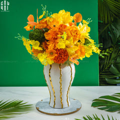 Maison Couture - Bình Hoa Porcelain Atelier Flynn H60-CẬU HAI HOME DECOR