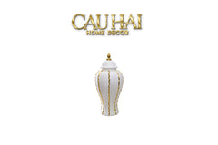 Maison Couture - Bình Hoa Porcelain Atelier Flynn H60-CẬU HAI HOME DECOR