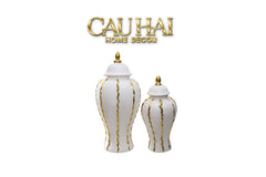 Maison Couture - Bình Hoa Porcelain Atelier Flynn H60-CẬU HAI HOME DECOR