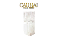 Maison Couture - Bình Hoa Thạch Anh Trắng Elite Quartz Allure Gemstone Vases H30-CẬU HAI HOME DECOR