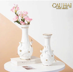 Maison Couture - Bình Hoa Thiên Nga - Odette Impériale Swan Princess Vase H31-CẬU HAI HOME DECOR