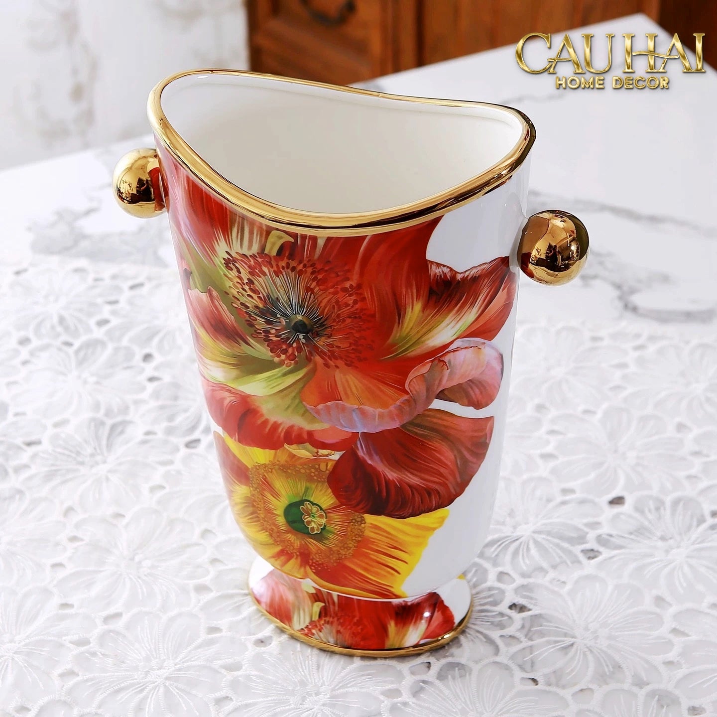 Maison Couture - Bình Hoa Vase de la Prospérité Florissante H28 - CẬU HAI HOME DECOR