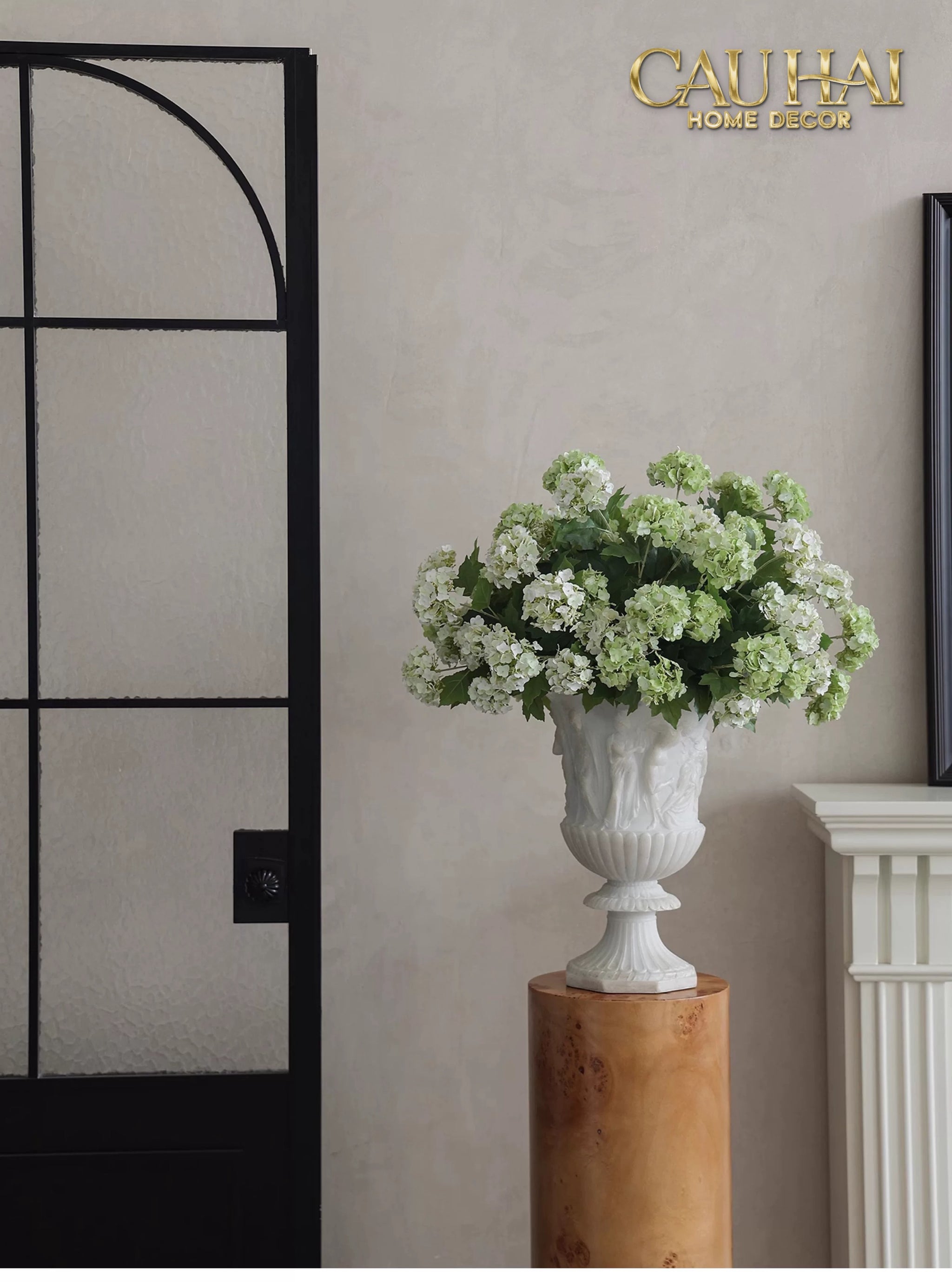 Maison Couture - Bình Phù Điêu Amphora Des Dieux Dionysien - Patrimoine H47 - CẬU HAI HOME DECOR