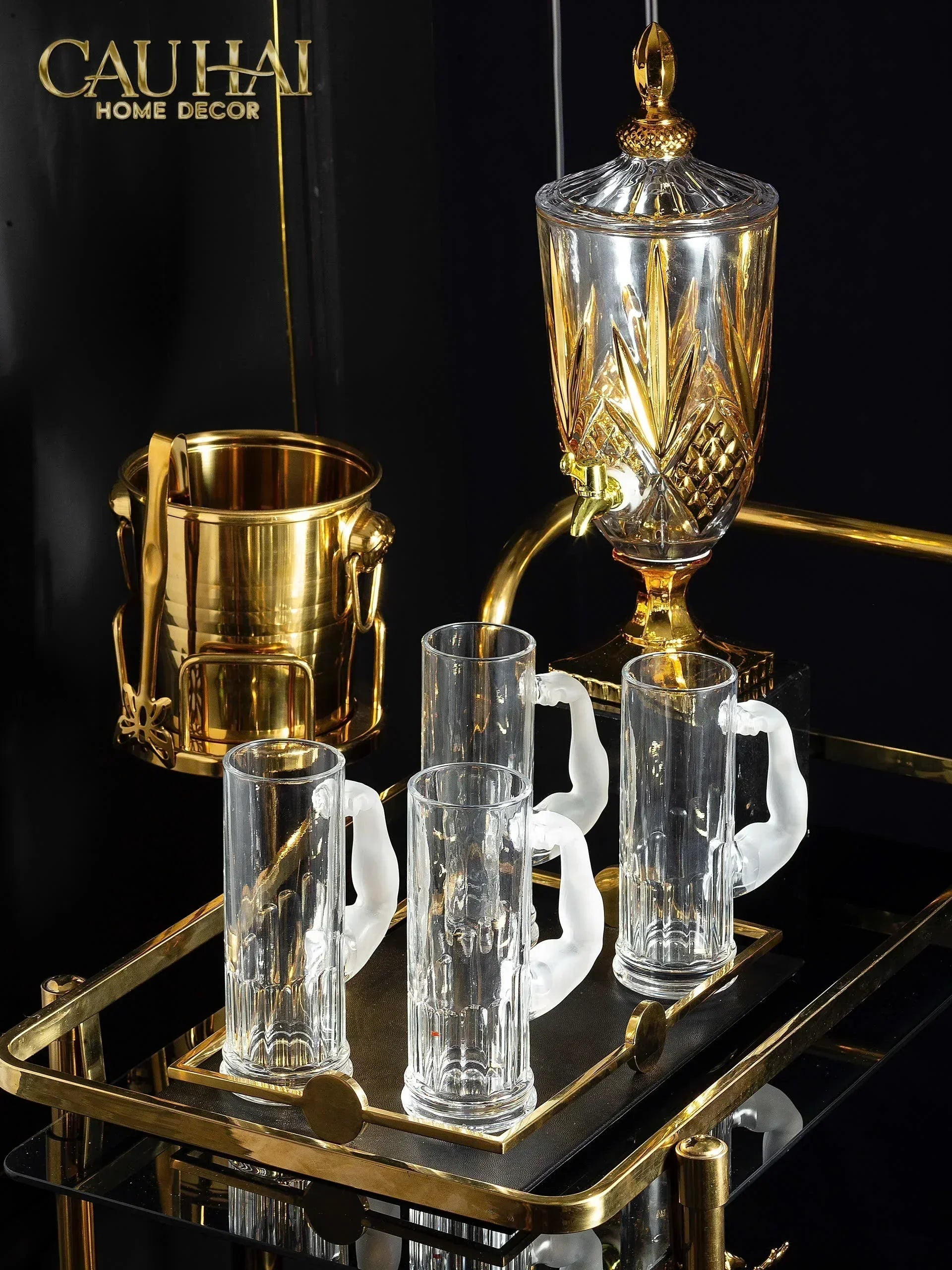 Maison Couture - Bình Rót Pha Lê Le Cristalleries Impérial Pitcher 13x47-CẬU HAI HOME DECOR
