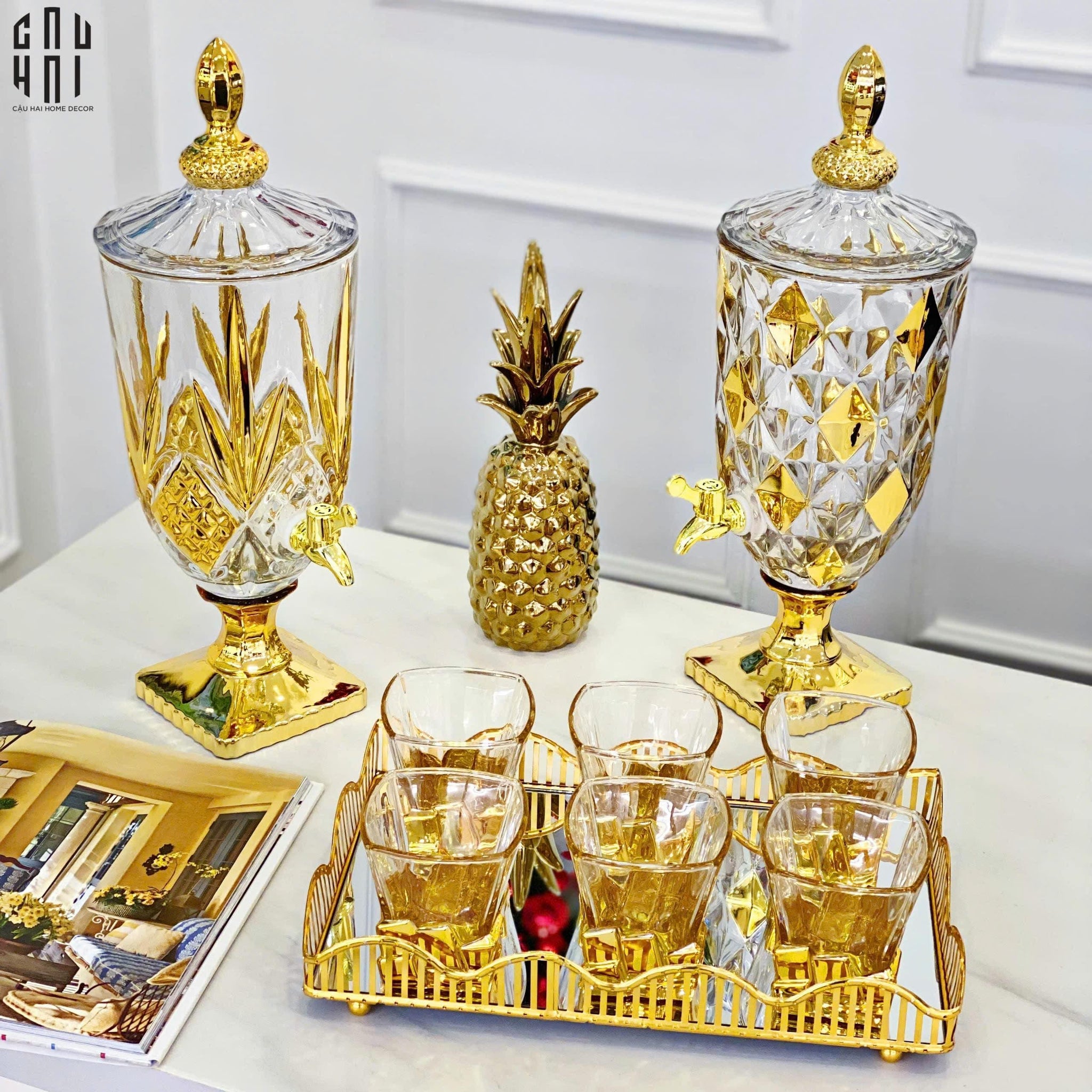 Maison Couture - Bình Rót Pha Lê Le Cristalleries Impérial Pitcher 13x47-CẬU HAI HOME DECOR