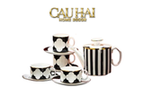 Maison Couture - Bộ Bình Trà Château Clover Signature – L’Atelier Rayé Élégant Tea Set - CẬU HAI HOME DECOR