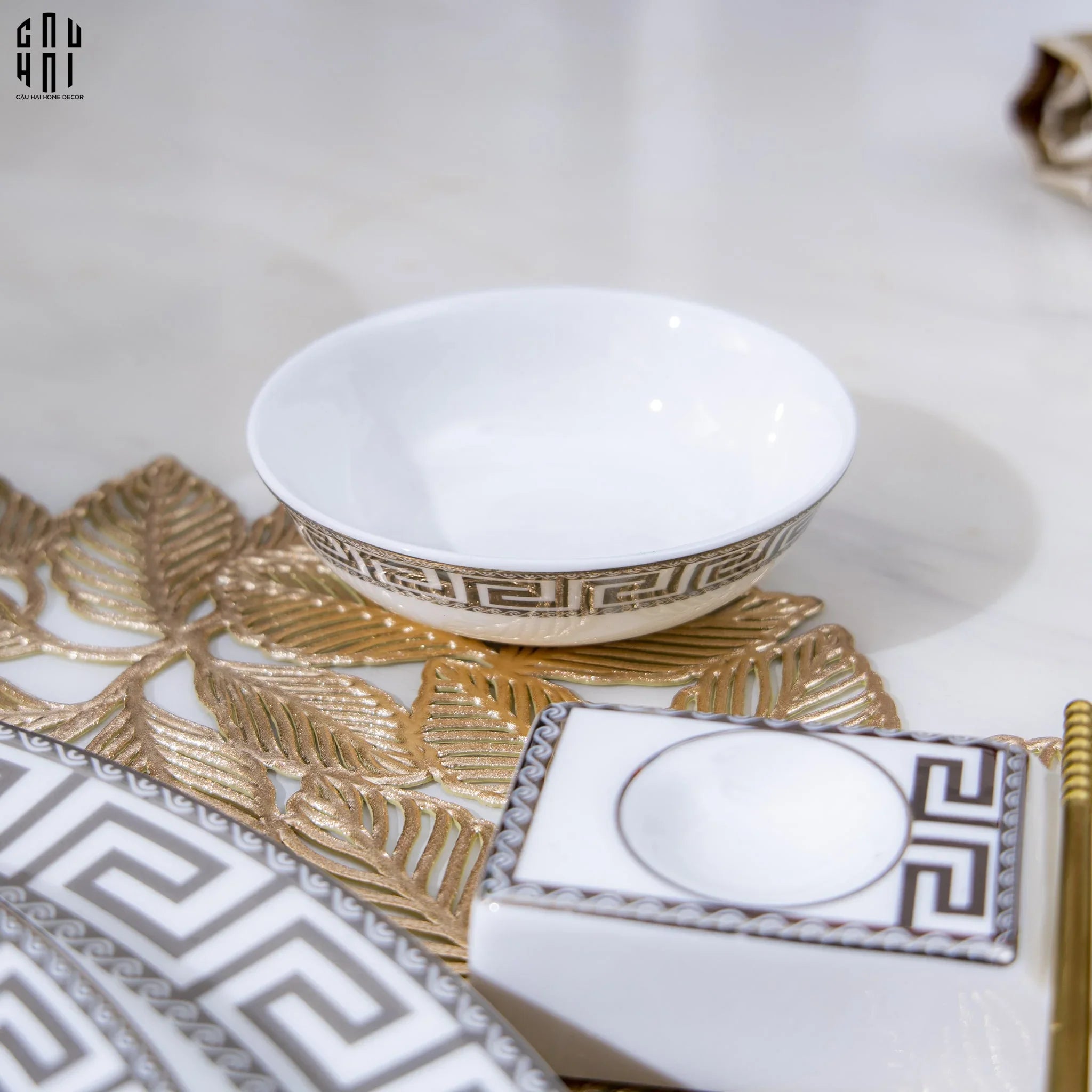 Maison Couture - Bộ Đĩa Âu 1 Người Dinner Set Au Revoir Eleanor 8Pcs-CẬU HAI HOME DECOR